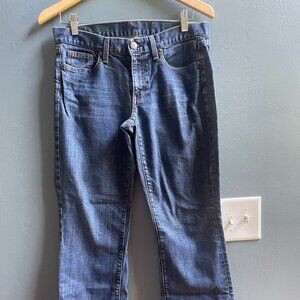 J. Crew Women's Bootcut Denim Blue Jeans Size 31R EUC
